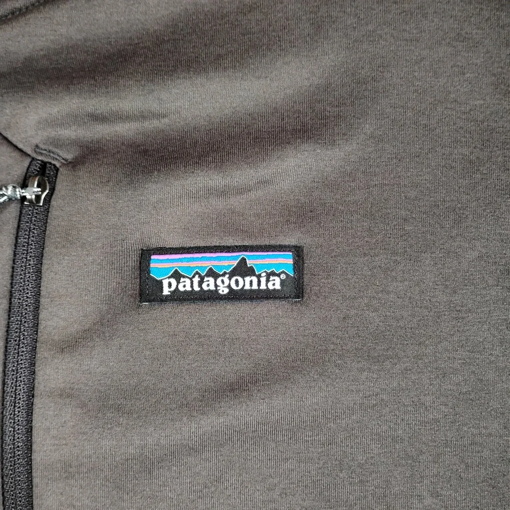 Patagonia R1 Daily Jacket Mens Large Faded Black Full Zip Fleece 40510 SP23